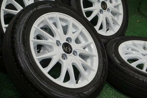 WEDS　 PIZLEY　カスタムホイール　軽四　軽トラ　4.5J　OFF+45　155/65R14　ホワイトリボン　マッドスター　キャンピング