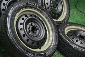 カスタムホイール　軽四　軽トラ　4.5J　OFF+45　155/65R14　キャンピング　アゲトラ　マッドスター　ホワイトリボン