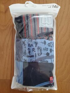 ユニクロ　UNIQLO　ボクサーブリーフ　140cm　３枚セット 下着