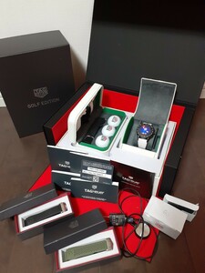 超美品　タグホイヤー TAG HEUER SBG8A82.EB0206 コネクテッドウォッチ ゴルフエディション スマートウォッチ　メンズ　腕時計 