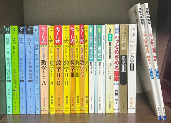 数学　参考書　まとめ売り