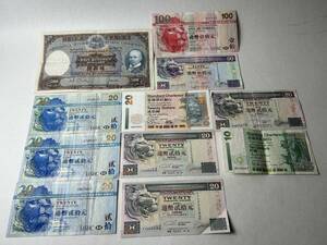 ^ foreign note Hong Kong note old . old . old note 11 point together Hong Kong origin Hong Kong jpy 