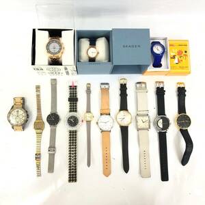 □ジャンク品□時計13本まとめ売り②MARC BY MARC JACOBS CASIO FOSSIL SKAGEN X-girl CRAY-PAS DW THEHORSE 複数落札同梱OK B240515-2