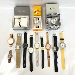 □ジャンク品□時計13本まとめ売り⑥PAUL&JOE FOSSIL DKNY ELLE CASIO DW CRAY-PAS 複数落札同梱OK B240515-6