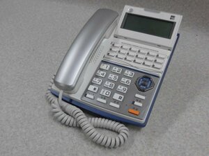 Ω ZV2 保証有 3300# TD710(W) サクサ PLATIA PT1000用 18ボタン電話機 17年製 領収書可 キレイめ