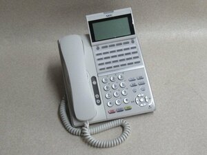 Ω ZZJ1 6324♪ 保証有 キレイ NEC Aspire UX 24ボタンアナログ停電電話機 DTZ-24PA-2D(WH)TEL・祝10000！取引突破！同梱可