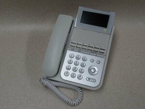 ▲Ω ZZ1 5762♪ 保証有 キレイめ 17年製 ナカヨ iF 12ボタン標準電話機 NYC-12iF-SDW 動作済・祝10000！取引突破！同梱可