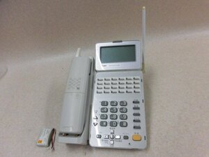 ▲Ω ZZX2 6150※ 保証有 動作品 NTT GX-(24)CCLSTEL-(3)(W) 24ボタンスターカールコードレス電話機 電池付・祝!10000取引突破!