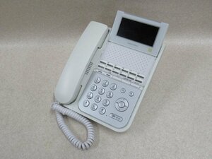 ▲Ω ZZF2 4523♪ 保証有 キレイめ 16年製 ナカヨ iF 12ボタン標準電話機 NYC-12iF-SDW 動作済・祝10000！取引突破！同梱可