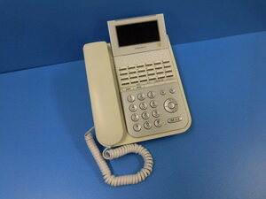 Ω ZJ1 カ4415)・保証有 15年製 ナカヨ iF 24ボタン標準電話機 NYC-24iF-SDW 同梱可　利益無視