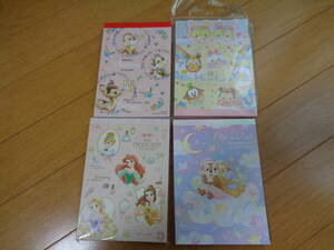  Disney * Heisei era retro * memory *4 pcs. set * chip & Dale * Princess *uffi* Mickey f lens *disney Sunstar Disney store 