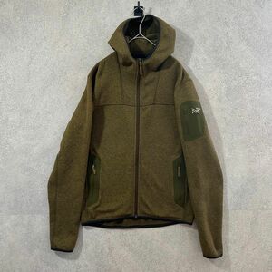 アークテリクス　Covert Hoody フリース　ジャケット　カーキ　S