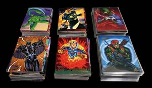 アメコミ まとめ売り Marvel マーベル トレーディングカード Fleer Ultra フレア・ウルトラ スパイダーマン、ウルヴァリン 他 310枚以上