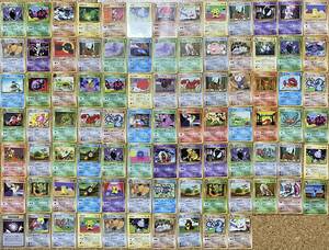 ポケモンカード　まとめ売り 1998年　旧裏　拡張シート　Pokemon Card Vending Series 88枚　Glossy
