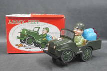 295 BATTERY OPERATED ARMY JEEP アーミージープ TRADE MARK デッドストック_画像1