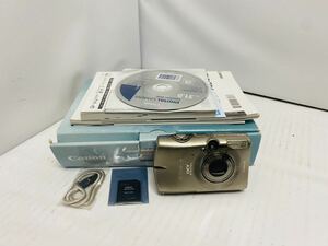 箱付き Canon IXY Digital 2000IS PC1248 デジタルカメラ 純正 シルバー SDカード2GB 説明書 イクシー