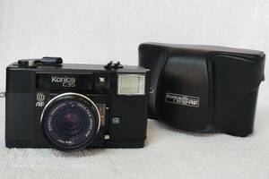 ●訳あり●KONICA C35AF フィルムカメラ コンパクトカメラ　通電確認済み　簡易清掃済み