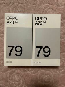【新品未使用品】OPPO A79 5G 　ブラック・グリーン2台セットY!mobile ワイモバイル　SIMフリー　オッポ
