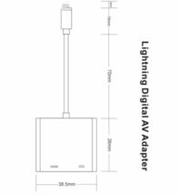 ★最新版★MFI認証 iPhone HDMI 変換アダプタ ライトニング 接続ケーブル アダプタ HDMIケーブル 有線ミラーリング 設定不要(元箱なし)_画像4