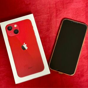 iPhone 13 mini 256GB (PRODUCT)RED SIMフリー 箱、付属品付