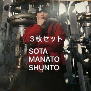 BE:FIRST SHUNTO MANATO SOTA 各1枚　3枚セット　B3サイズポスター　masterplan 