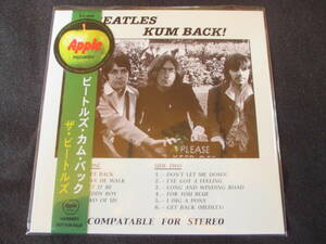 ★紙ジャケ　ザ・ビートルズ「KUM BACK!」（コレクターズCD、帯付き） The Beatles　LET IT BE　