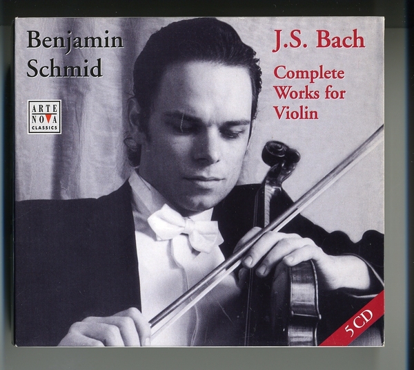 CD★ベンヤミン・シュミット バッハ ヴァイオリン 全集 Benjamin Schmid J.S.Bach Complete Works for Violin ソナタ 協奏曲 パルティータ