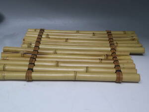 茶道具 竹の筏(いかだ)敷板 花台