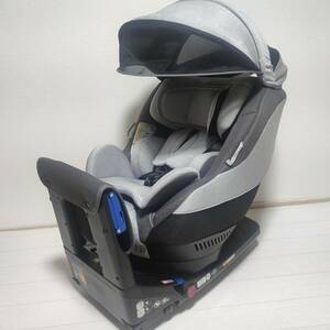 【送料込】アップリカ 美品 クルリラ AC ISOFIX チャイルドシート 回転 ターン 新生児～ クリーニング済 フラディア ディアターン