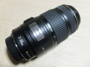 CANON Canon ZOOM LENS EF 75-300mm 1:4-5.6 IS lens USED junk 