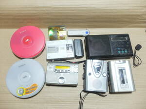 SONY Sony товар кассета * радио *CD*MD и т.п. различный 8 шт. USED дефект иметь утиль ①