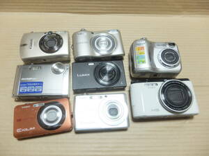  compact digital camera various 8 piece used defect have junk ①