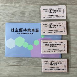 小田急電鉄 株主優待乗車証 33枚組　 有効期限2024年11月30日まで 未使用 送料無料 