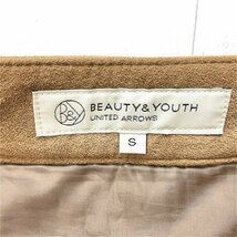 BEAUTY&YOUTH ビューティー＆ユース ユナイテッドアローズ レディース スエード ミディスカート S ブラウン_画像2