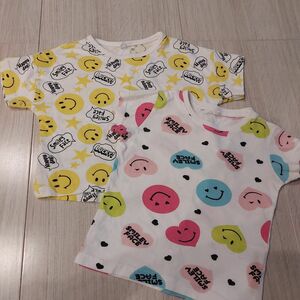 スマイリー　 半袖Tシャツ　2点セット　サイズ100cm こども服