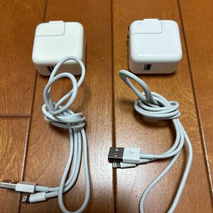 アップル　iPhone 充電器 10w USB電源アダプタ Apple 純正品 2個セット