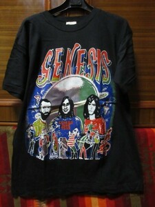 ビンテージ dead stock パキ綿 GENESIS バンド Tシャツ ■ ブート 70s 80s エアロスミス Led Zeppelin 90s 好きにも