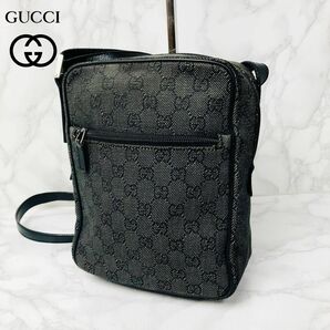 001 GUCCI グッチ ショルダーバッグ 斜めかけバッグ 斜め掛け GGキャンバス 男女兼用