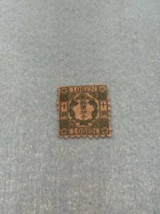 和桜十銭　和紙手彫切手TA (193)　