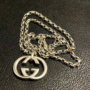 GUCCI ネックレス　インターロッキング