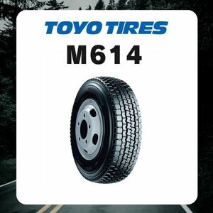 トーヨー M614 6.50R16 10PR【2本送料込25600円】【4本送料込51200円】【6本送料込76800円】チューブタイプ 650R16 650-16 オールシーズン