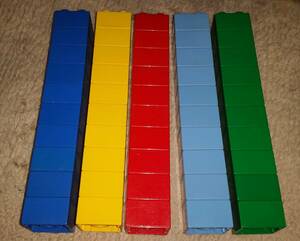 レゴ：デュプロ 2X2 カラフル ブロック 5色 各10個 合計50個 IE2F/オクパナ