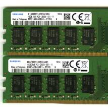 【ECC UDIMM】DDR4-2666、16GBの2枚セットで32GB、中古　Samsung　 ECC Unbuffered　Z2 G4で動作確認済み　1914_画像6