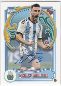 NICOLAS TAGLIAFICO 2023 TOPPS ARGENTINA AUTOGRAPH AUTO