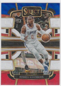 RUSSELL WESTBROOK (CLIPPERS) 2023-24 PANINI SELECT BASKETBALL CONCOURSE TRICOLOR PRIZM