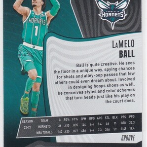 LAMELO BALL (HORNETS) 2023-24 PANINI REVOLUTION GROOVE PARALLELの画像2