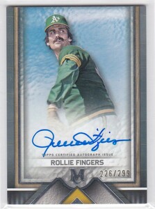 ROLLIE FINGERS (ATHLETICS) 2023 TOPPS MUSEUM COLLECTION AUTOGRAPH AUTO (#/299)