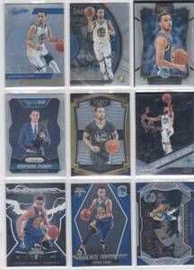 9枚セット! STEPHEN CURRY (WARRIORS) PANINI BASKETBALL CARDS