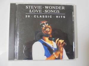 CD　Stevie Wonder　Love Songs 20 Classic Hits