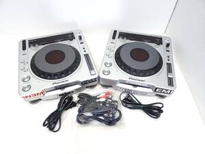 【通電のみ確認/ジャンク扱い】MU-871◆Pionner CDJ CDJ-800MKII 2台セット DJ用 CDプレイヤー ターンテーブル 中古品【同梱不可】